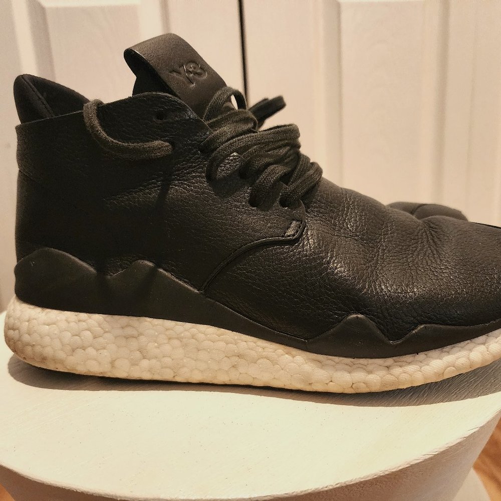Adidas Y-3 Desert Boost “BLACK LEATHER” Size 10,5